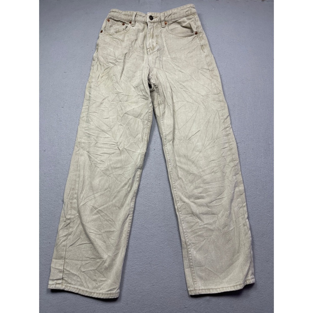 Motel Denim Jeans Cotton Twill Tan Khaki 33 Womens